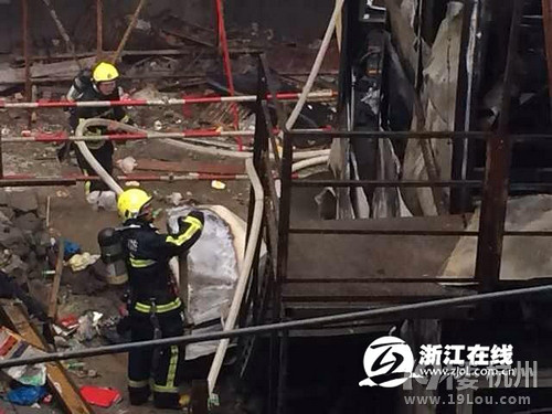 今晨杭州长江实验小学新校区工地失火