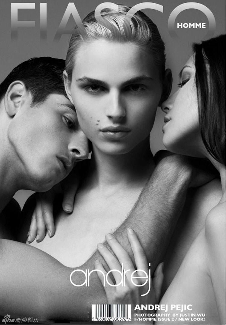 最美男模宣布变性 时尚大片雌雄同体(组图)