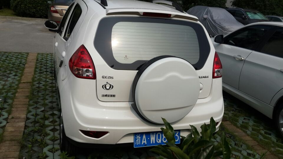 吉利全球鹰白色gx2准新车价低转让