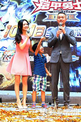 邱启明携子为电影站台称乖木与王诗龄素未谋面