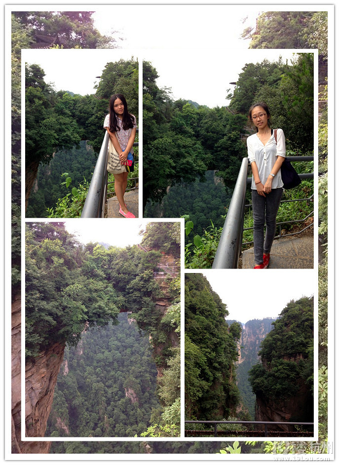 兩個MM游走張家界,天門山--一次遍嘗小清新