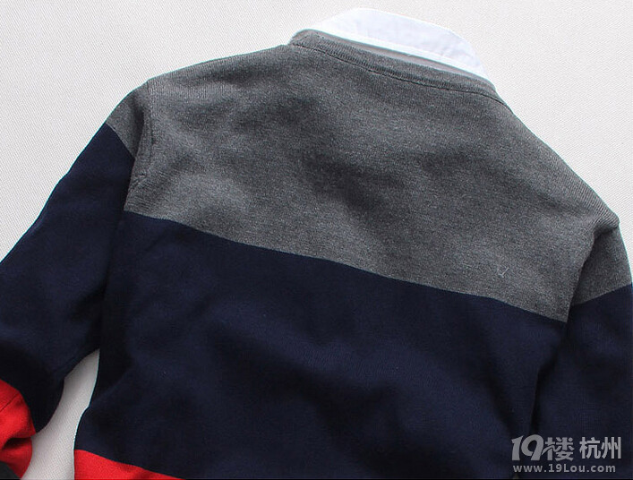 JVR 秋冬新品针织开衫 潮男撞色韩版修身开衫