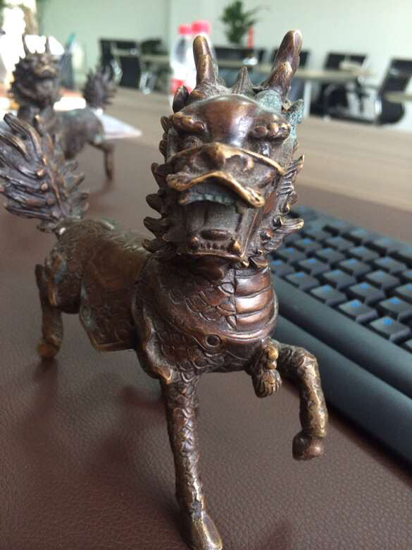 淘的两个小麒麟