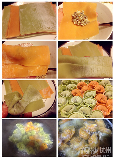 【Amanda Food】菜鸟也能炮制的鲜美多汁早餐 五彩素馅馄饨