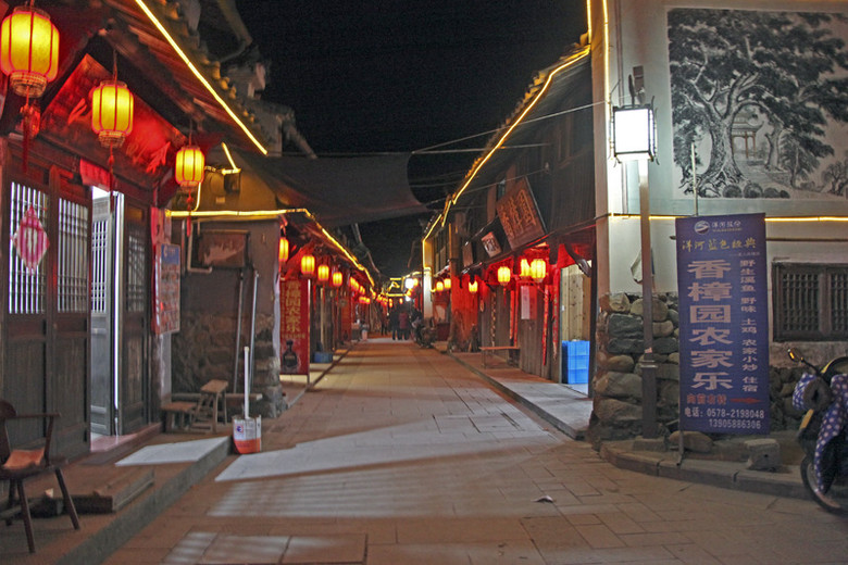 丽水古堰画乡夜景分享
