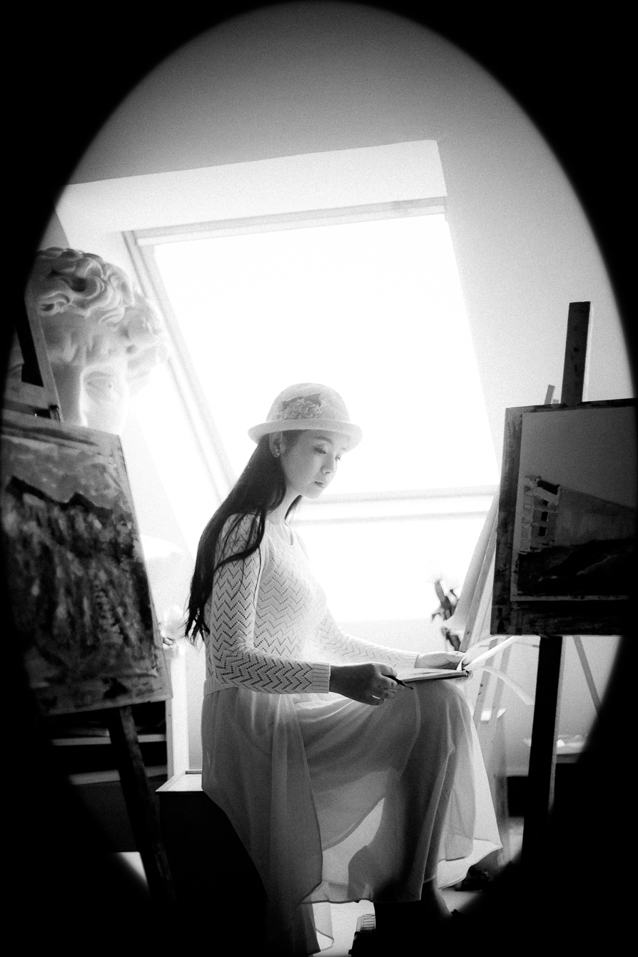 画室的黑白时光