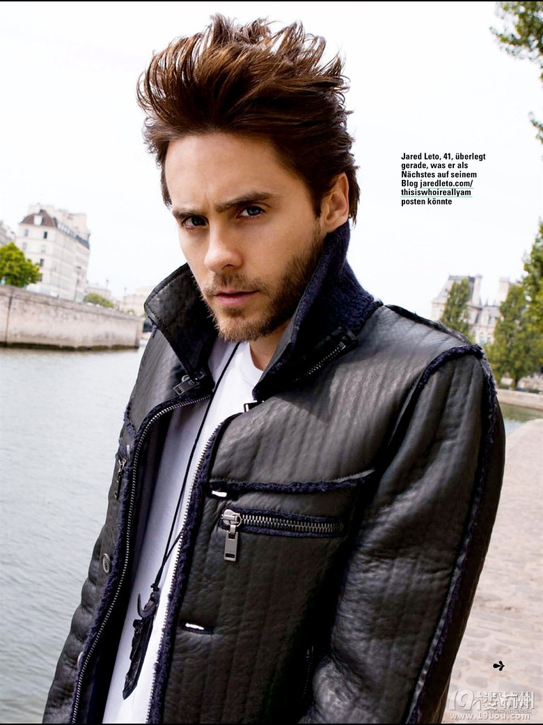 为演《自杀小队》"小丑"剪长发杰瑞德莱托短发侧颜照美男子依旧