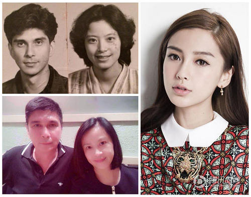 angelababy父母照片曝光到底整容了没?揭明星真面目