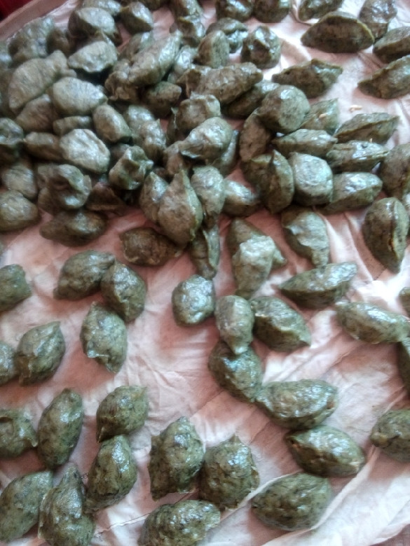          青稞做的清明果