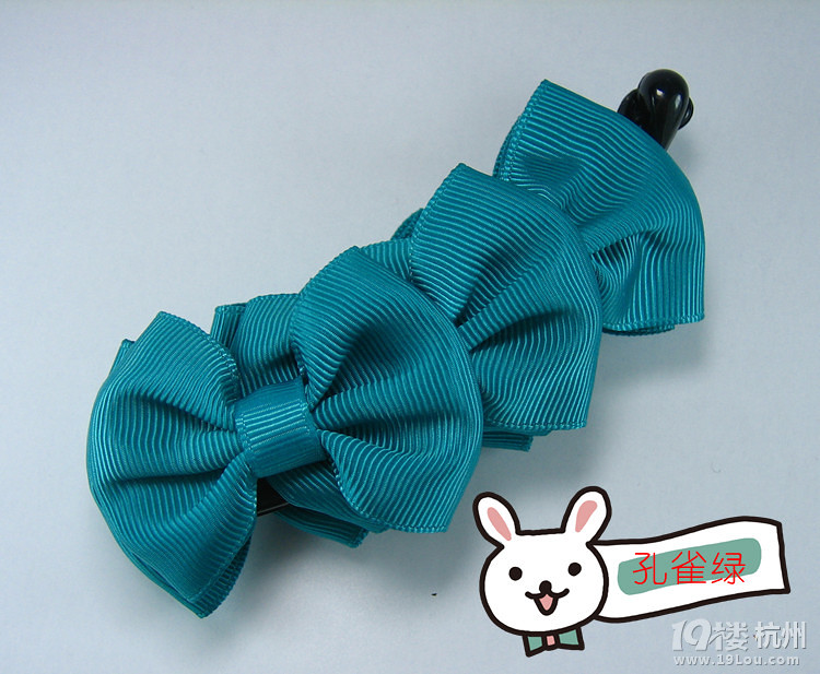 祯嫚嫚发饰发夹 很清新的一款的香蕉马尾夹