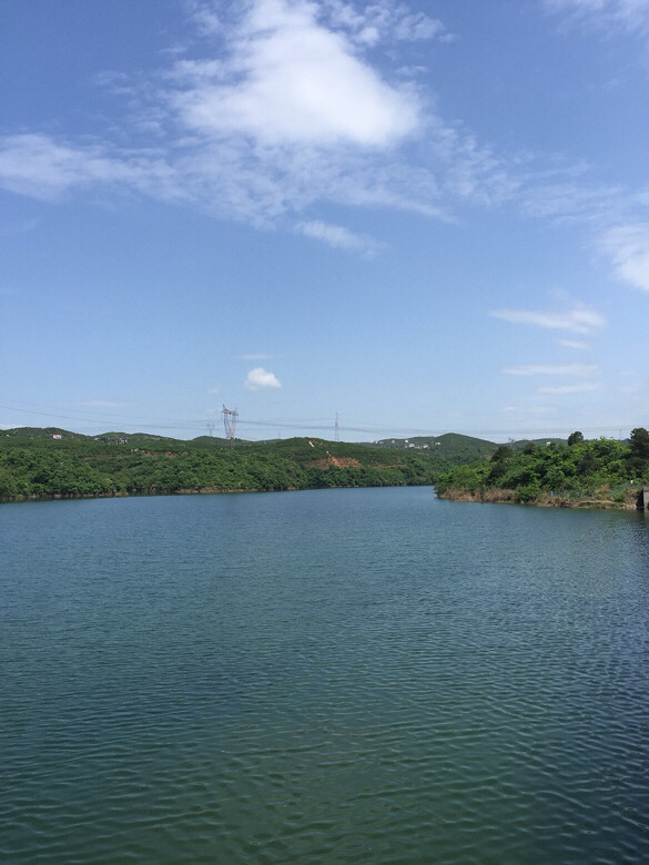 我愛家鄉的山和水(4)藍天白雲,碧水青山