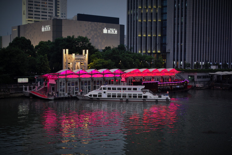 武林门码头夜色-边走边拍-手机随手拍-杭州19楼