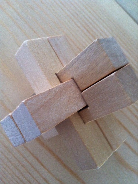 孔明锁谁喜欢就来亲手制作吧