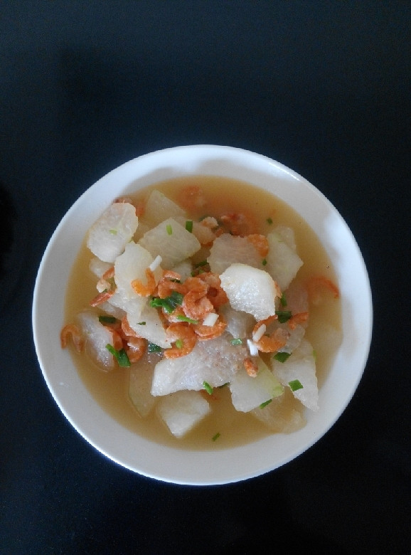 悦厨(116) 金钩冬瓜海干虾烧冬瓜,好看又