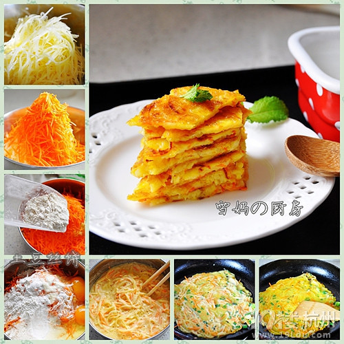 【雪妈厨房】落胃贴心的土豆丝饼
