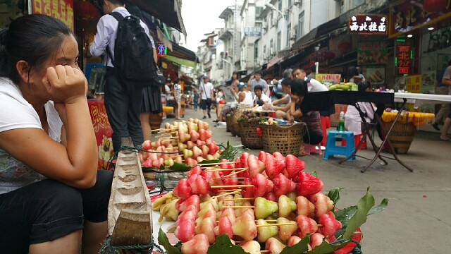 廈門美食街上的美食.