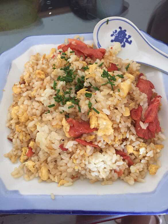 暑假在家,吃饭自理,来个里脊蛋炒饭如何