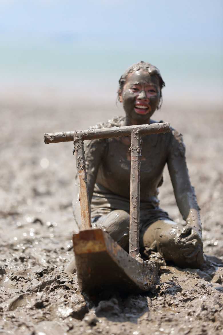 三门蛇蟠岛滑泥