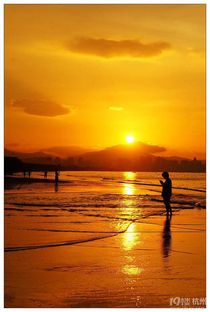 海边的晨曦之七——惊艳的日出