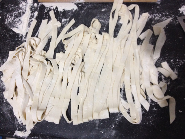 老家蒜面条…偶尔清淡也挺好…