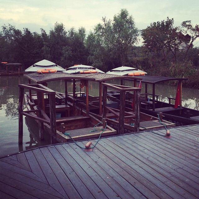 【手机相册】摇橹船码头