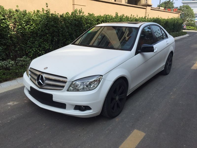 奔驰c180 白 一手车 包过户 可按揭