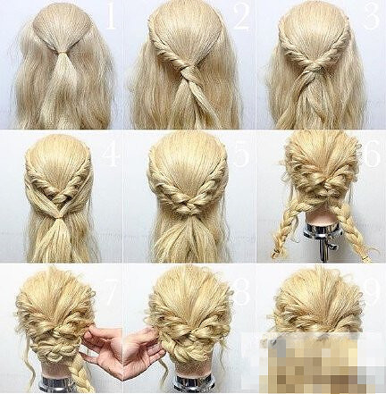 【新娘编发盘发教程】唯美新娘编发盘发教程 完美的新娘发型