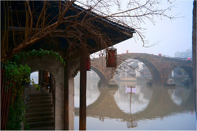 江南煙雨七孔橋(廣濟古橋)-手機隨手拍-杭州19樓