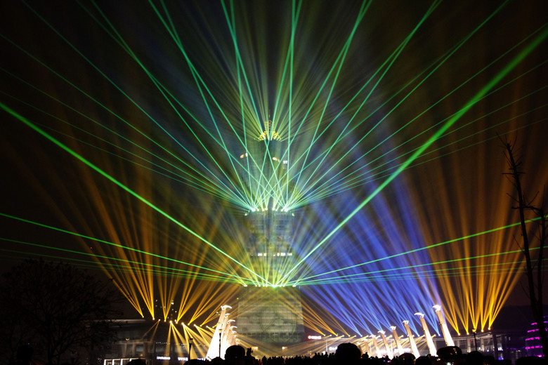 西湖文化广灯光秀-边走边拍-手机随手拍-杭州19楼