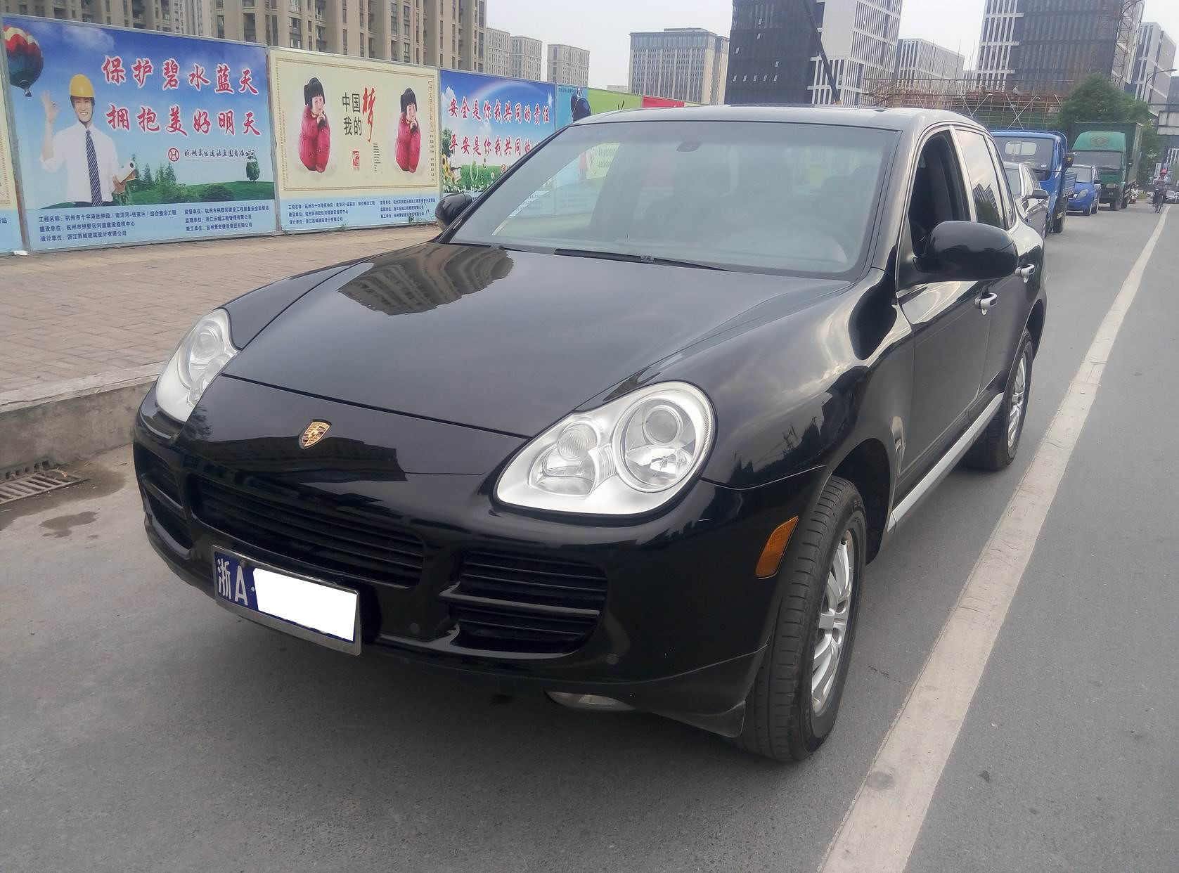 保时捷卡宴cayenne 06款,公司老板的车定期保养-拉风大本营-杭州19楼