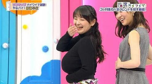 日本女星篮球奶一摇就痛 曾表演乳夹麦克风