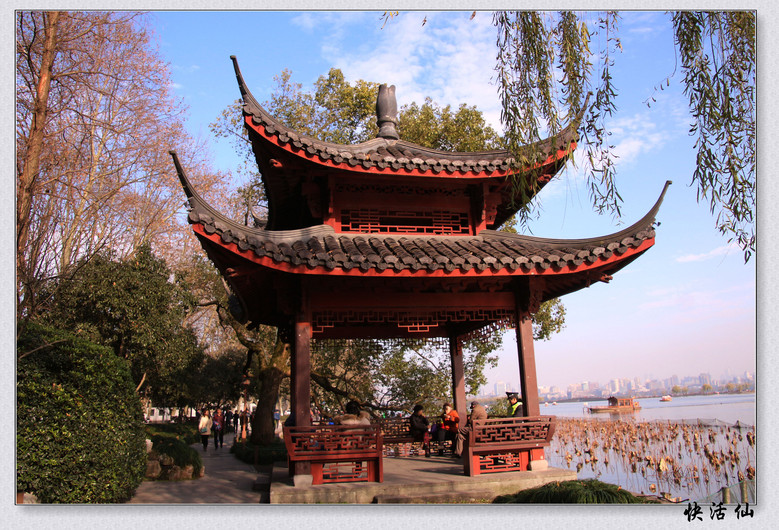 杭州西湖北山路镜湖厅段随拍