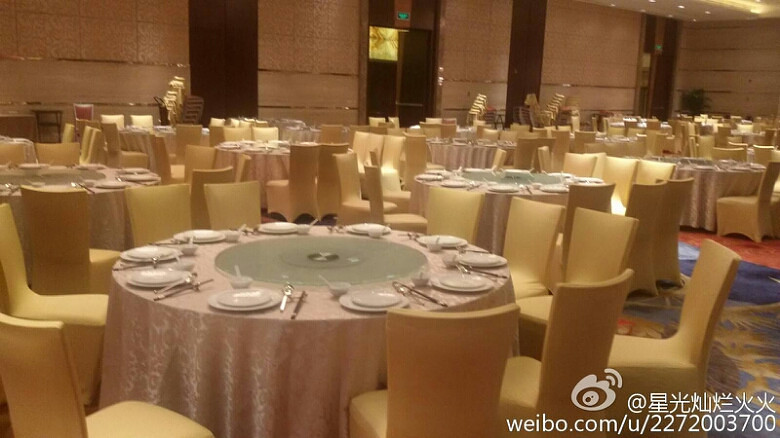 准备1月22日晚上杭州万豪大酒店宴会厅婚宴: