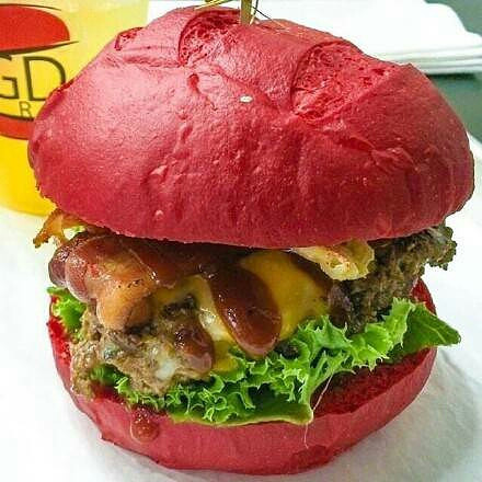 gdbroburger红色汉堡