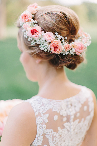 【新娘花环】新娘花环造型推荐 新娘花环造型图片