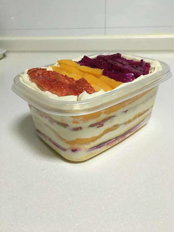 水果千层盒子蛋糕