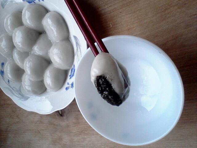 【晒元宵】黑洋酥汤圆