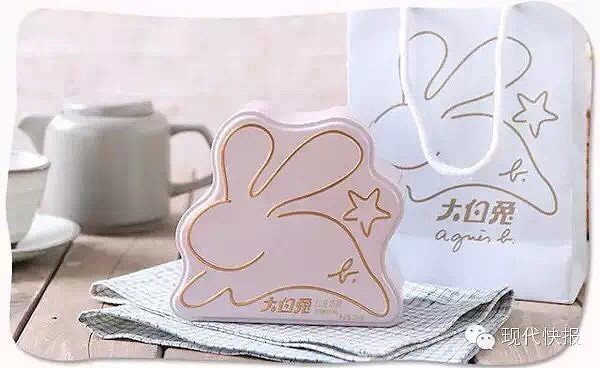 国产大白兔奶糖换法国设计师设计包装,身价-其