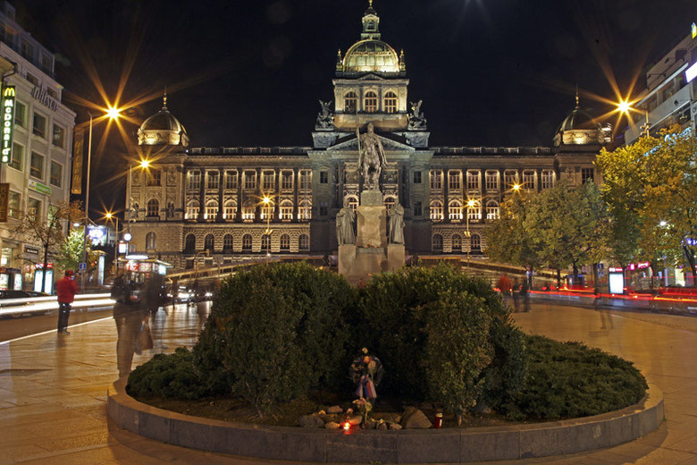 捷克布拉格之春事件的故地瓦茨拉夫广场