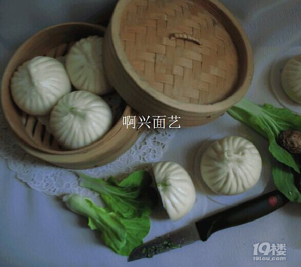 青菜餡包子