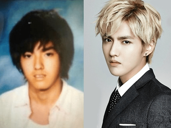 吴亦凡鹿晗金秀贤李敏镐 当红明星出道前后对比照