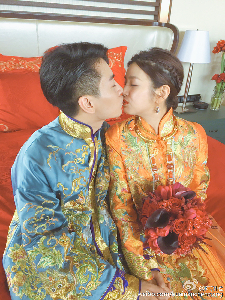 组图:陈晓陈妍希婚礼伴郎团伴娘团驾到