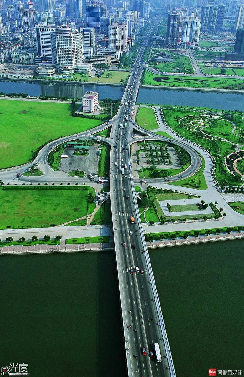 南都航拍 | 广州大桥"一拖二"就要通车了!全貌曝