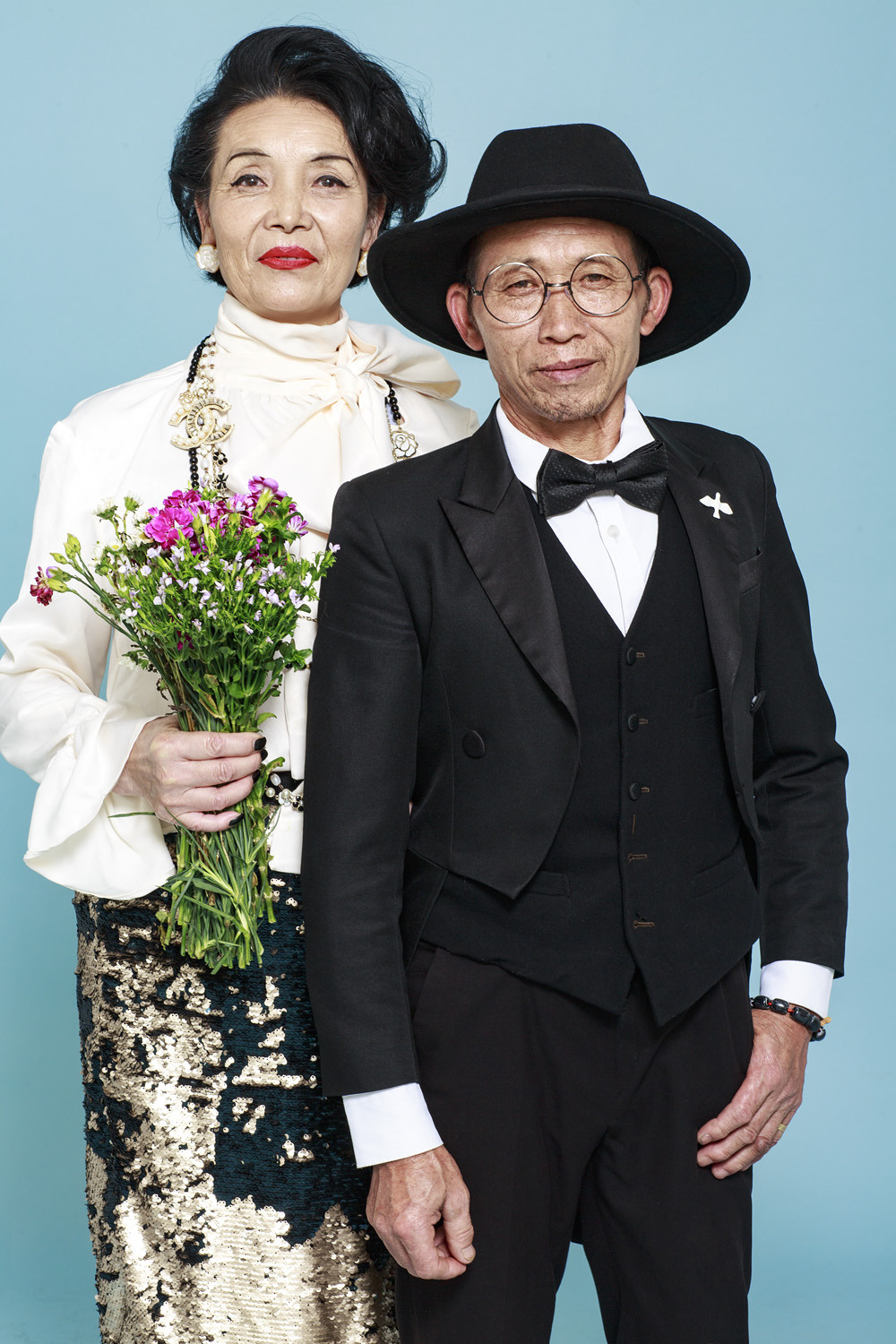 潮爆了的60岁老夫妻婚纱照,优雅大气,真实身份令人震惊