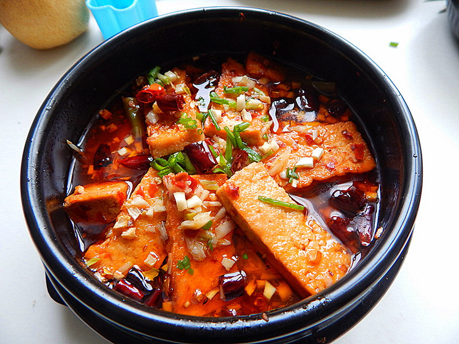 家常菜--水煮豆腐块