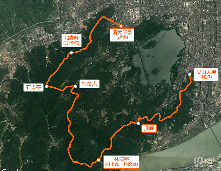 2016杭州西湖群山标毅线25km徒步活动