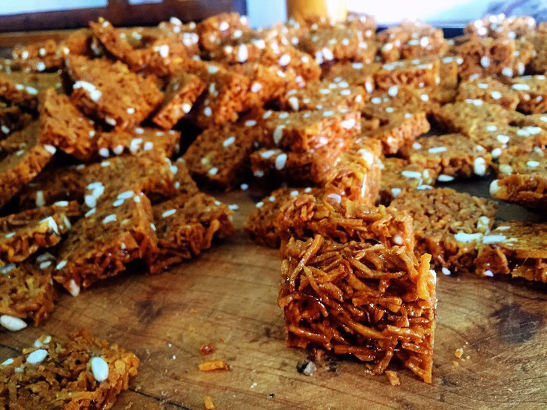 冬日美食～手工切糖