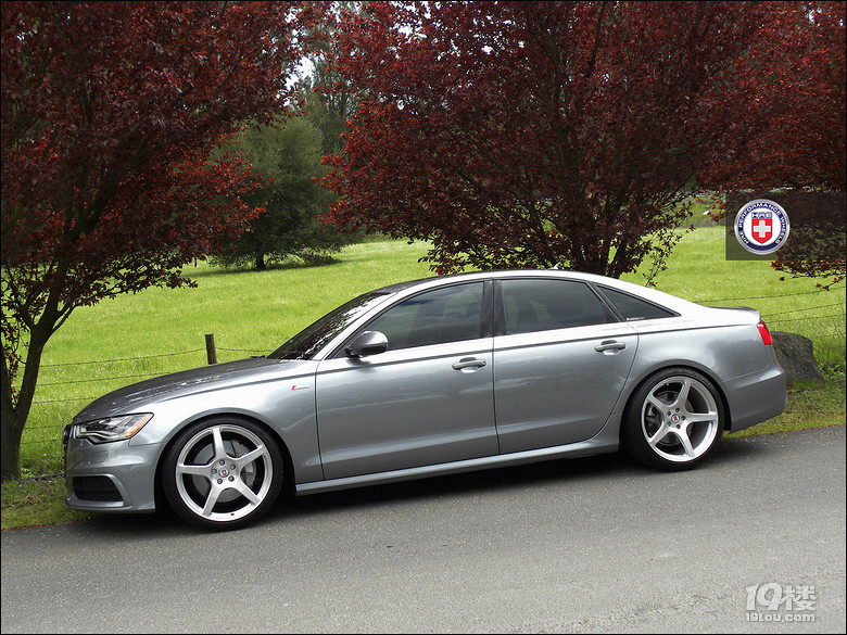 奥迪a6改装hre锻造p45sc轮毂