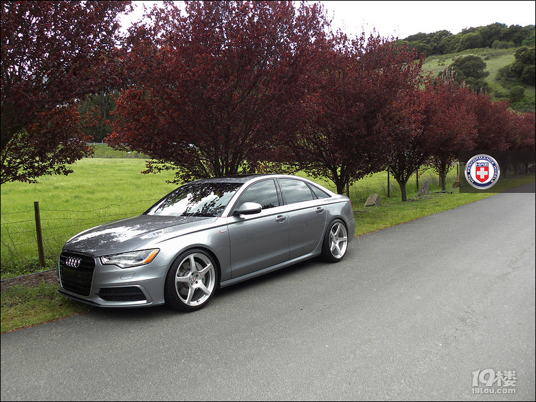 奥迪a6改装hre锻造p45sc轮毂