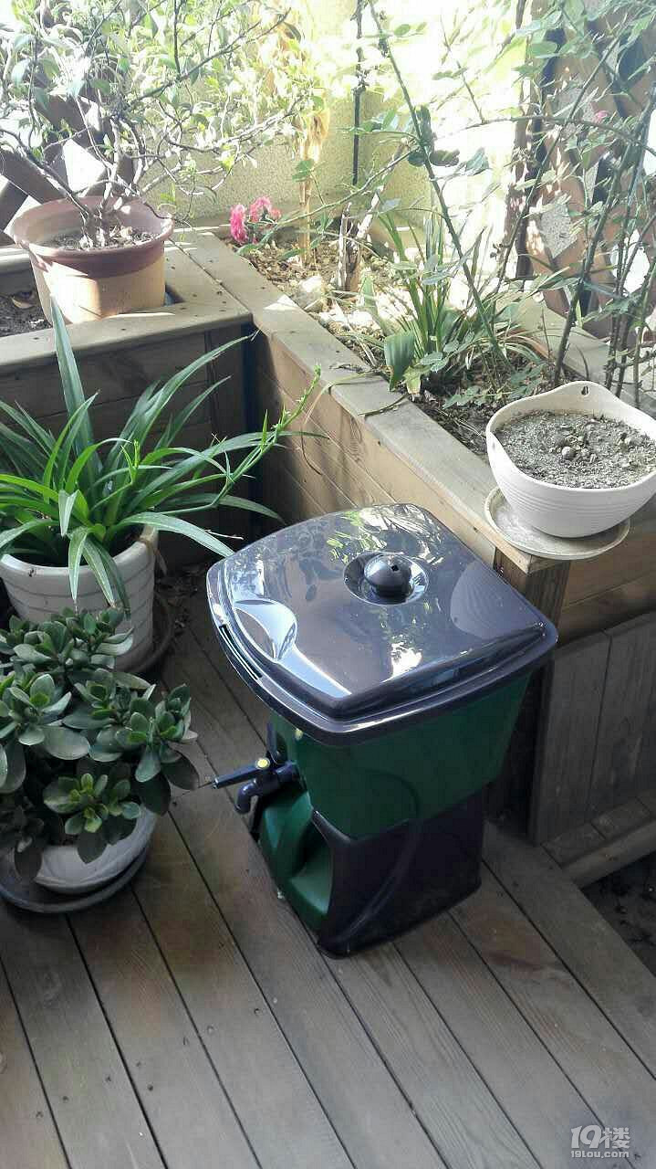 家中堆肥桶自制花菜肥成功园丁的好帮手!